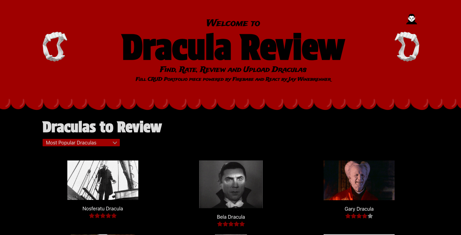 Dracula Review App