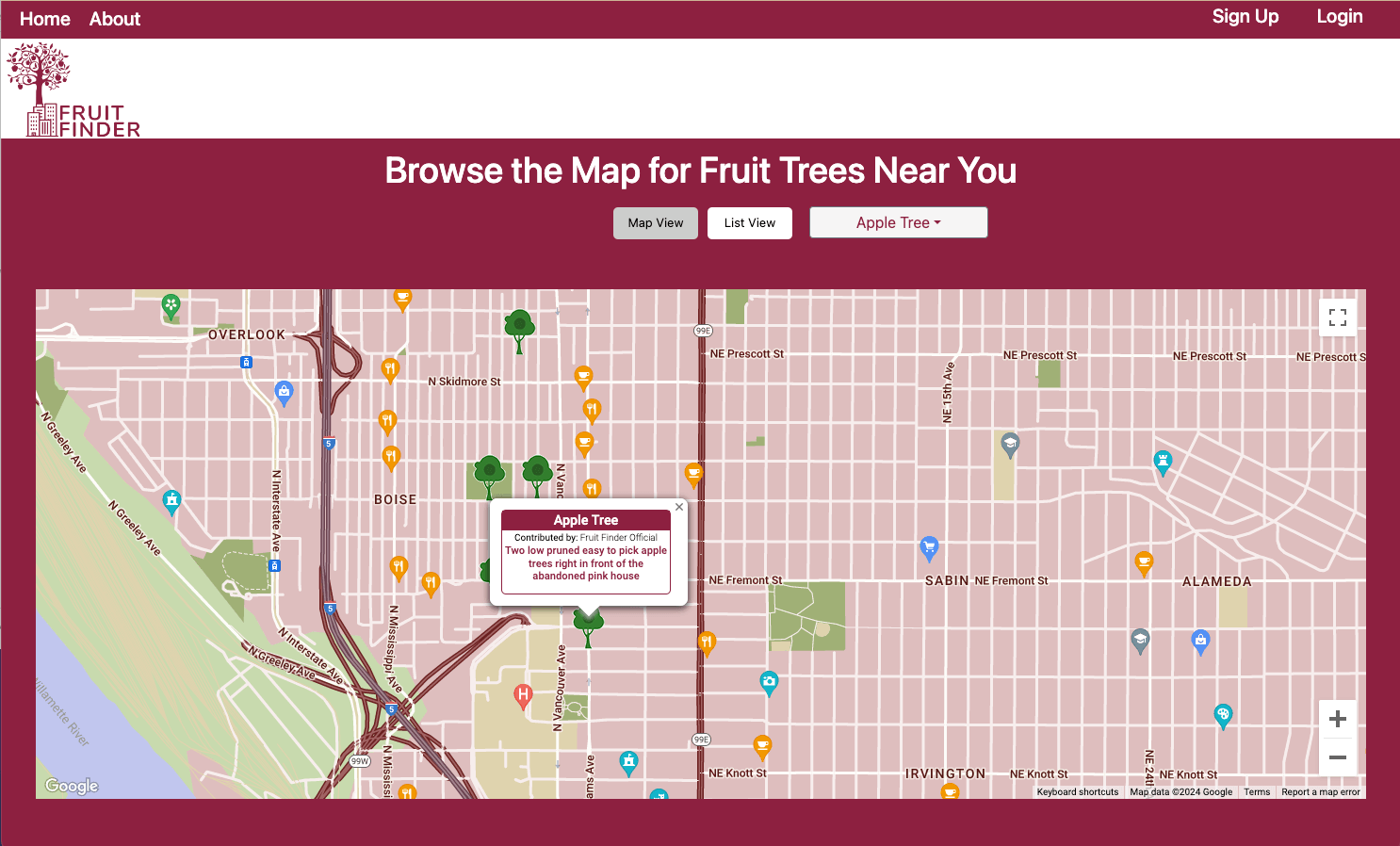 Fruit Tree Finder